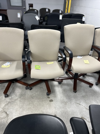 Kimball Conference Chair (Beige Fabric) 