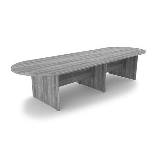 [CT144] Euroline Racetrack Conference Table 12' Grey