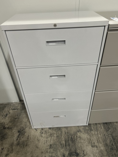 30" (4) Drawer Steelcase File Cabinet, Putty