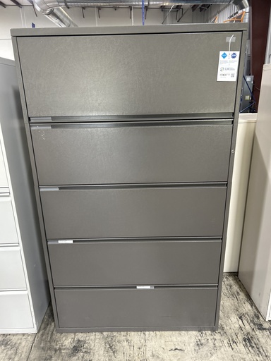 42" (5) Drawer one flipper -Meridian Lat. Brown