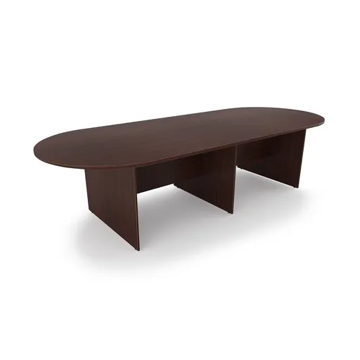 [CT120] Euroline Racetrack Conference Table 10' Mahogany