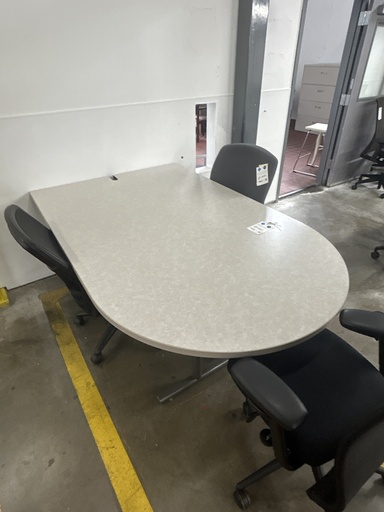 48"x78" Gray Speckled Huddle Table