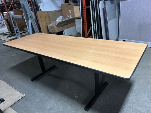 30x84 Vecta Folding Tables- Maple and Black