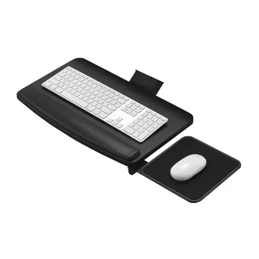 [PRM-EZ0021-BK] DK ARTICULATING KEYBOARD TRAY W/MOUSE BLK (PRM-EZ0021-BK)