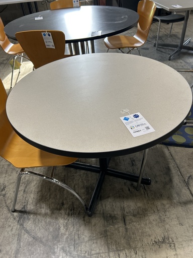 36" Off White Cafe Table