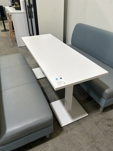 24x66 EnWork - White Cafe Table