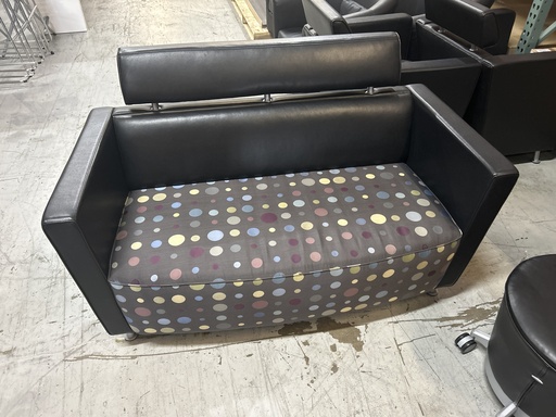 Black & Polka Dot Sofa