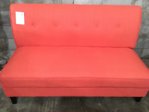 Red Sofa No Arms