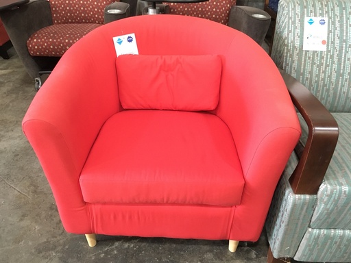 Red Ikea Lobby Chair