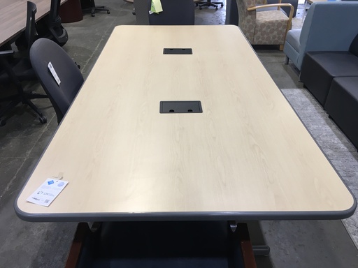48x96 Blonde Conference Table w/Power