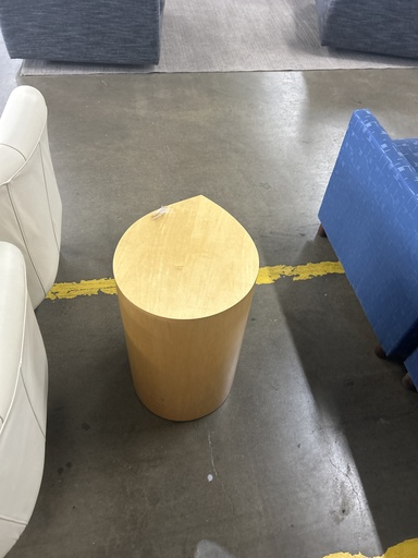 Tear Drop Shaped Side Table Blonde