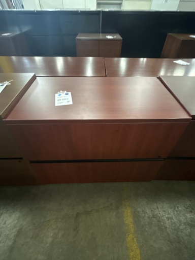 2 Drawer Lateral File Cabinet Mahogany