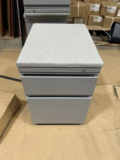 Herman Miller Mobile Ped - grey w/Grey Top