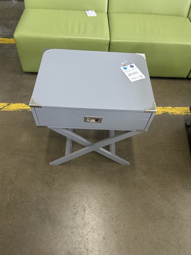 Gray Side Table 18x24