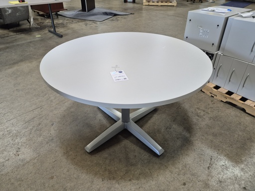 48" Round Table - White