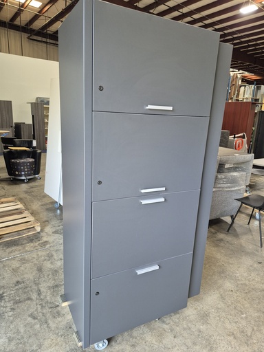 20x71 Dark Grey Storage Credenza