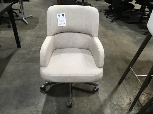 Cream Conference room Chair Fabric