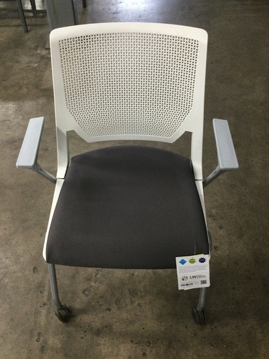 Multi-Pupose Chair Dark Grey Seat w/Arms 