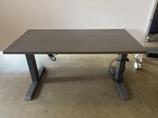 24x48 Steelcase Sit to Stand Table - Grey