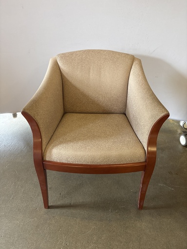 Side Chair - Beige w/ Cherry Trim (Patriot)