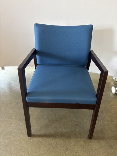 Side Chair - Blue w/ Mocha Trim (OFS)