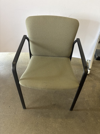Stack Chair - Olive w/ Black Arms