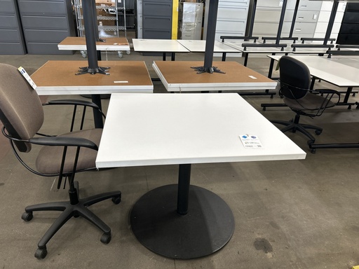 36x36 Breakroom Table - White