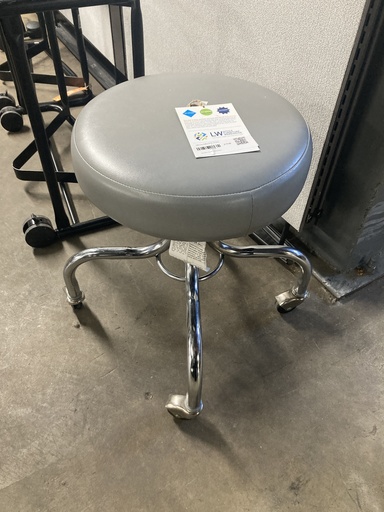 DR's Low Rolling Stool - Lt. Grey