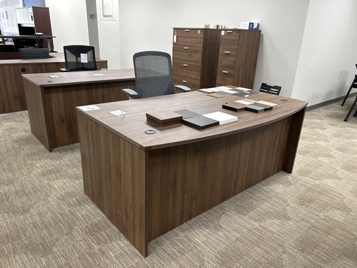 [DB3071 WN] Euroline 30x71 Bow Shell Walnut