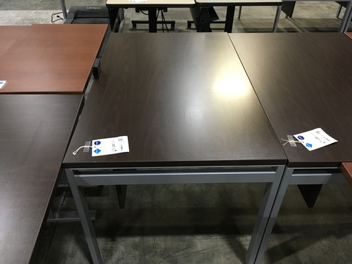 30x48 Walnut Table Desk w/ Modesty