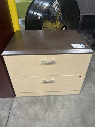 36" Lateral -Global - Walnut/Maple