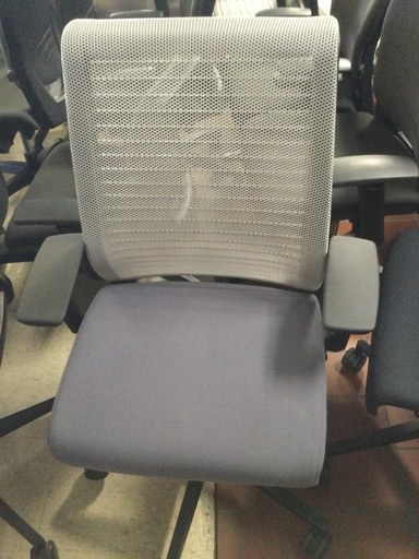 Steelcase Think Chair Purple w/ Gray Mesh Back