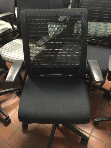Steelcase Think Chair Black w/ Mesh Back