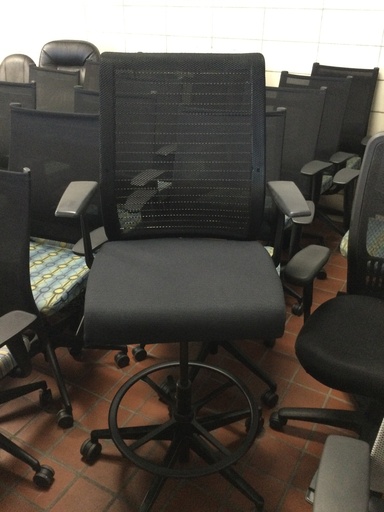 Steelcase Think Chair (Stool) Black w/ Mesh Back