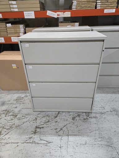 Meridian 42"x 4dr Lateral File Light Grey