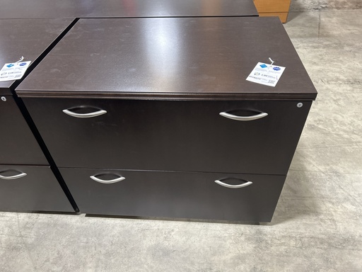JSI - 36" (2) Drawer Lateral Cabinet - Espresso