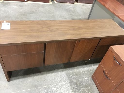 18x72 Storage Credenza Walnut