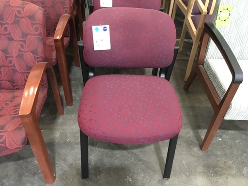 Red pattern Side Chair