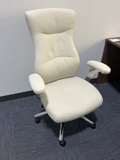 [FL92970C-U28] High Back Cream Color Task Chair
