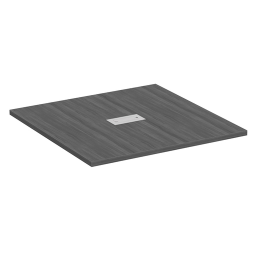 [OS139TCG] COE- OfficeSource | Conference/Multi-Purpose Tables | 4' Square Table Top - Requires Base- Coastal Grey