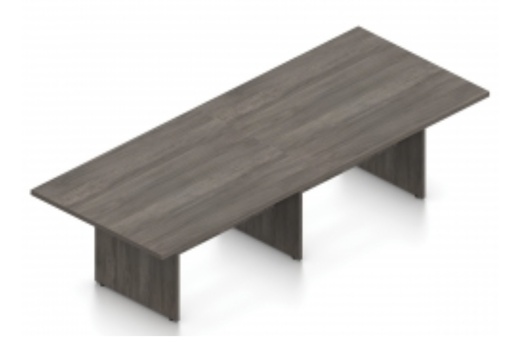 [s2-ct120] Euroline Rectangle Conference table 4'x10' Samoa Grey  