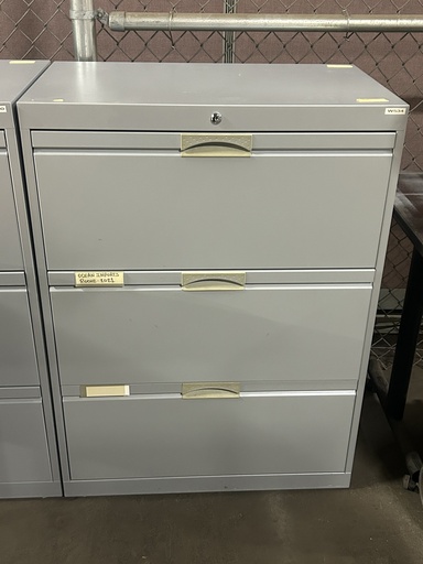 Boulevard 30” 3-Drawer Lateral - Gray