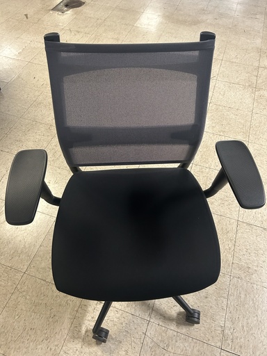 Sit on It Wit - Black Seat Grey Mesh
