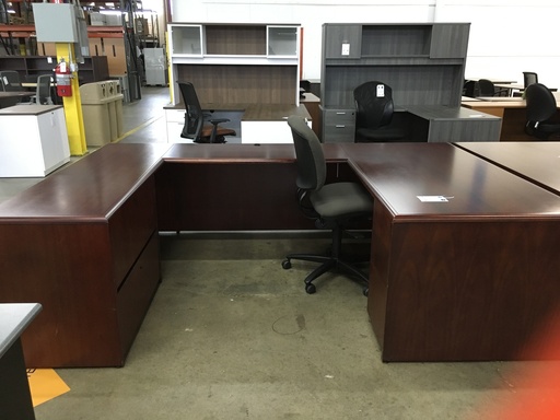 National Mahogany 36"x72" U Groups w/lateral  LH  