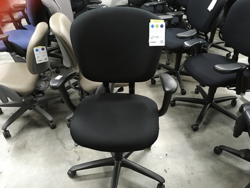 Haworth Black Improv Fixed arms 