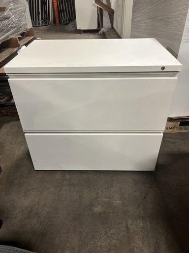 Herman Miller 30" 2 Drawer Lateral - White