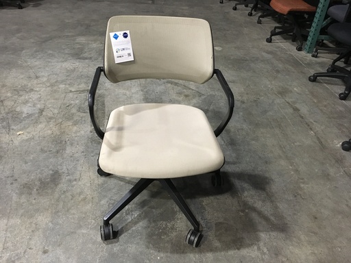 Steelcase Conference Chairs Tan Mid Back