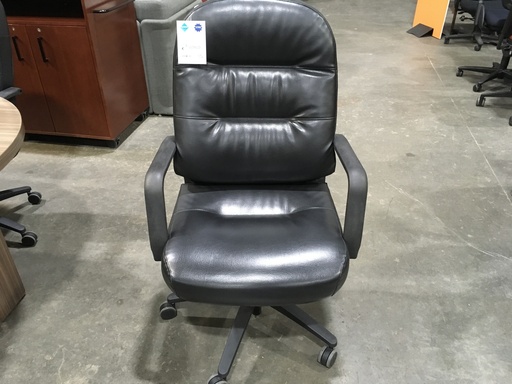 Hon Blk Vinyl Conference Chair