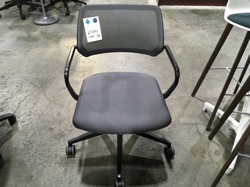 Steelcase Grey Seat/Mesh Back Conference Chair