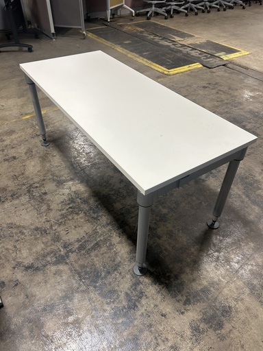 Herman Miller 24"x 60" Training Table (Height Adjustable) - White  